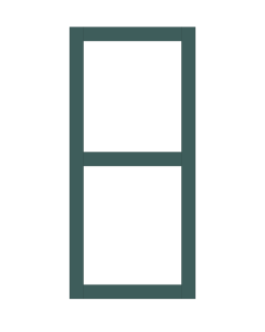 Dark Emerald Shaker Sliding Doors