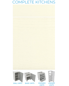 Textured White Units